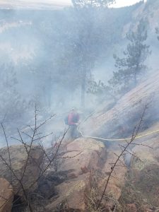 Fire in Gregory Canyon